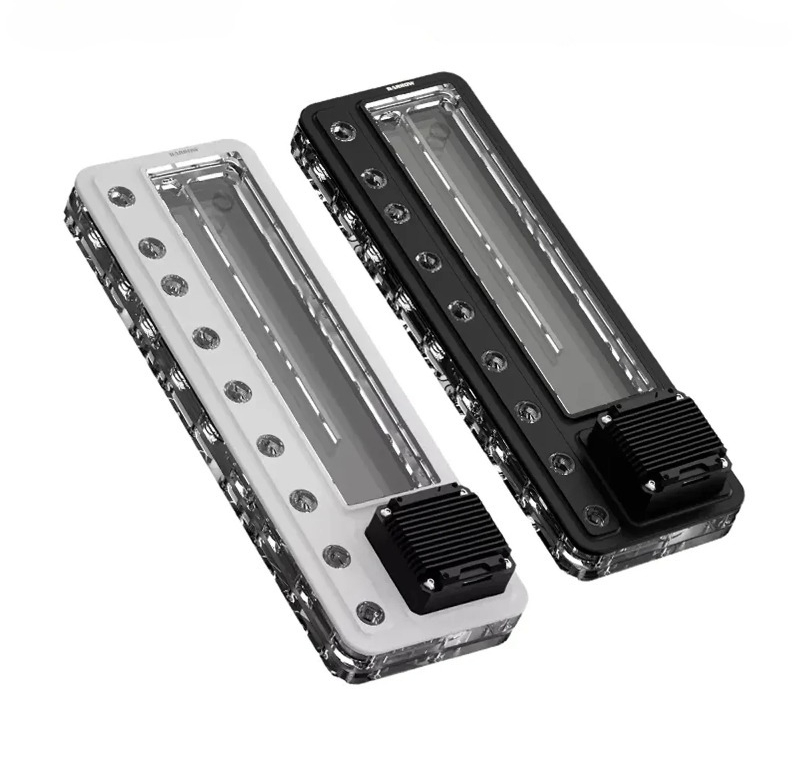 Integrated Pump Reservoir Distro Plate - AIO pump reservoir Integrated pump 17W