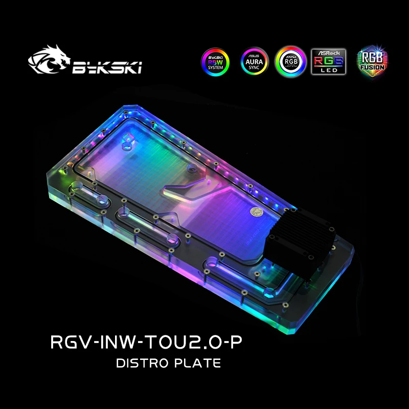 BYKSKI Acrylic Board Water Cha - Distro Plate Ddc Pump Combo review and price