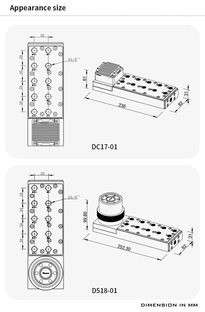 Barrow DC17-01 Stainless Steel - Integrated Pump Reservoir Distro Plate review and price