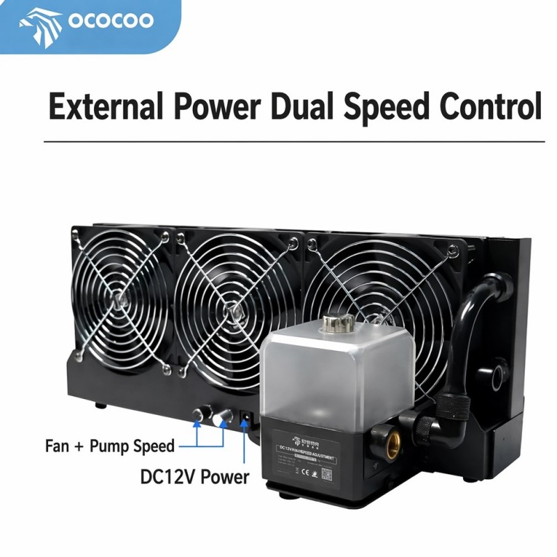 OCOCOO External  Water Cooling - External Radiator Water Cooling Kit review and price