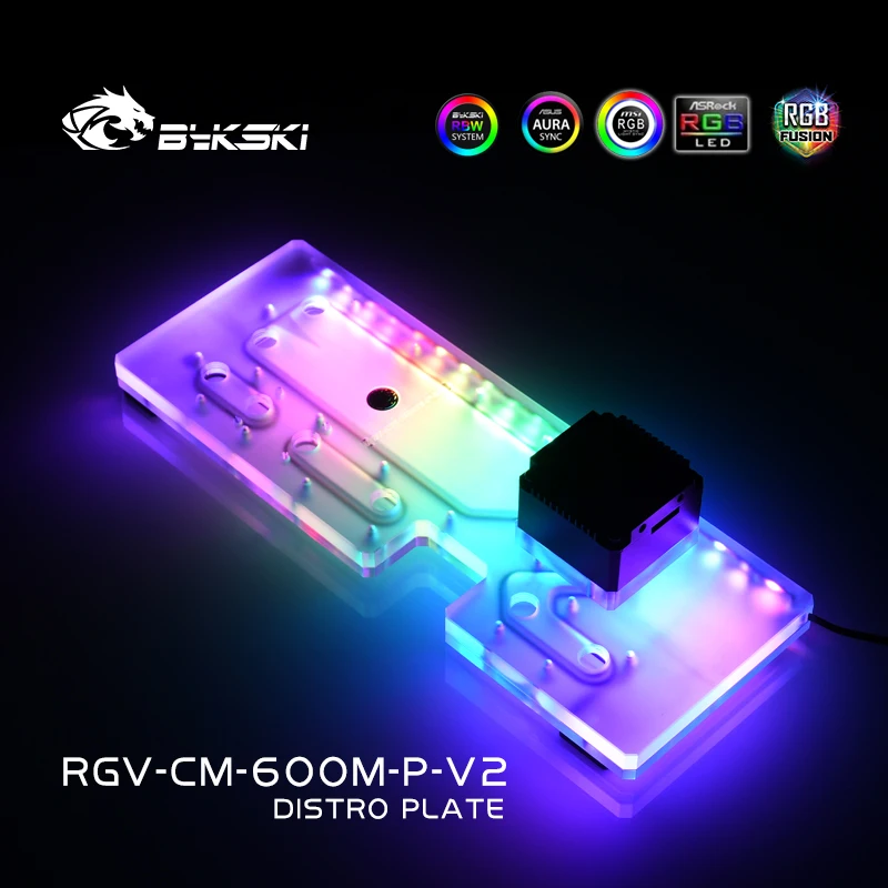 Bykski Acrylic Distro Plate /  - Distro Plate Ddc Pump Combo review and price