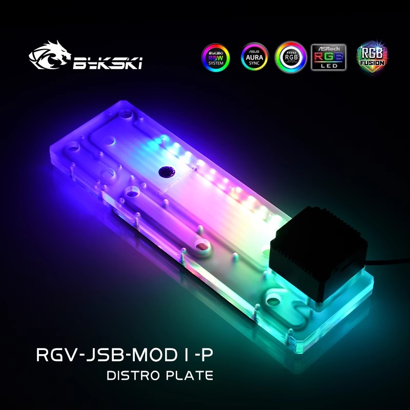 BYKSKI Acrylic Board Water Cha - Distro Plate Ddc Pump Combo review and price