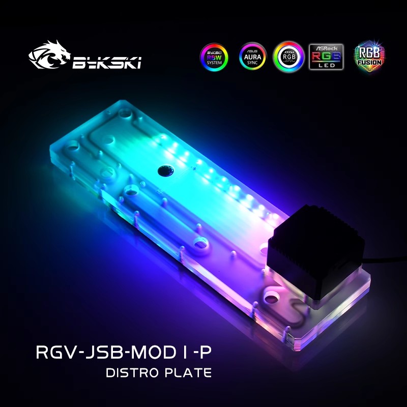BYKSKI Acrylic Board Water Cha - Distro Plate Ddc Pump Combo review and price